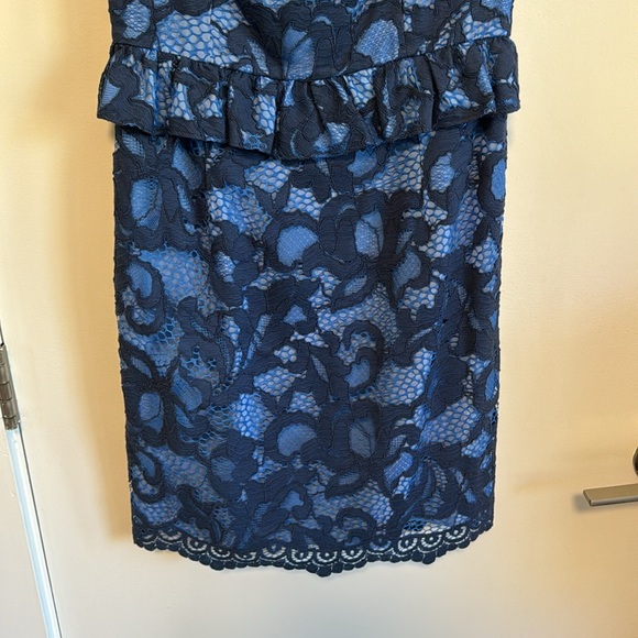 Lilly Pulitzer Kiri lace dress blue periwinkle 2 small - Picture 8 of 12